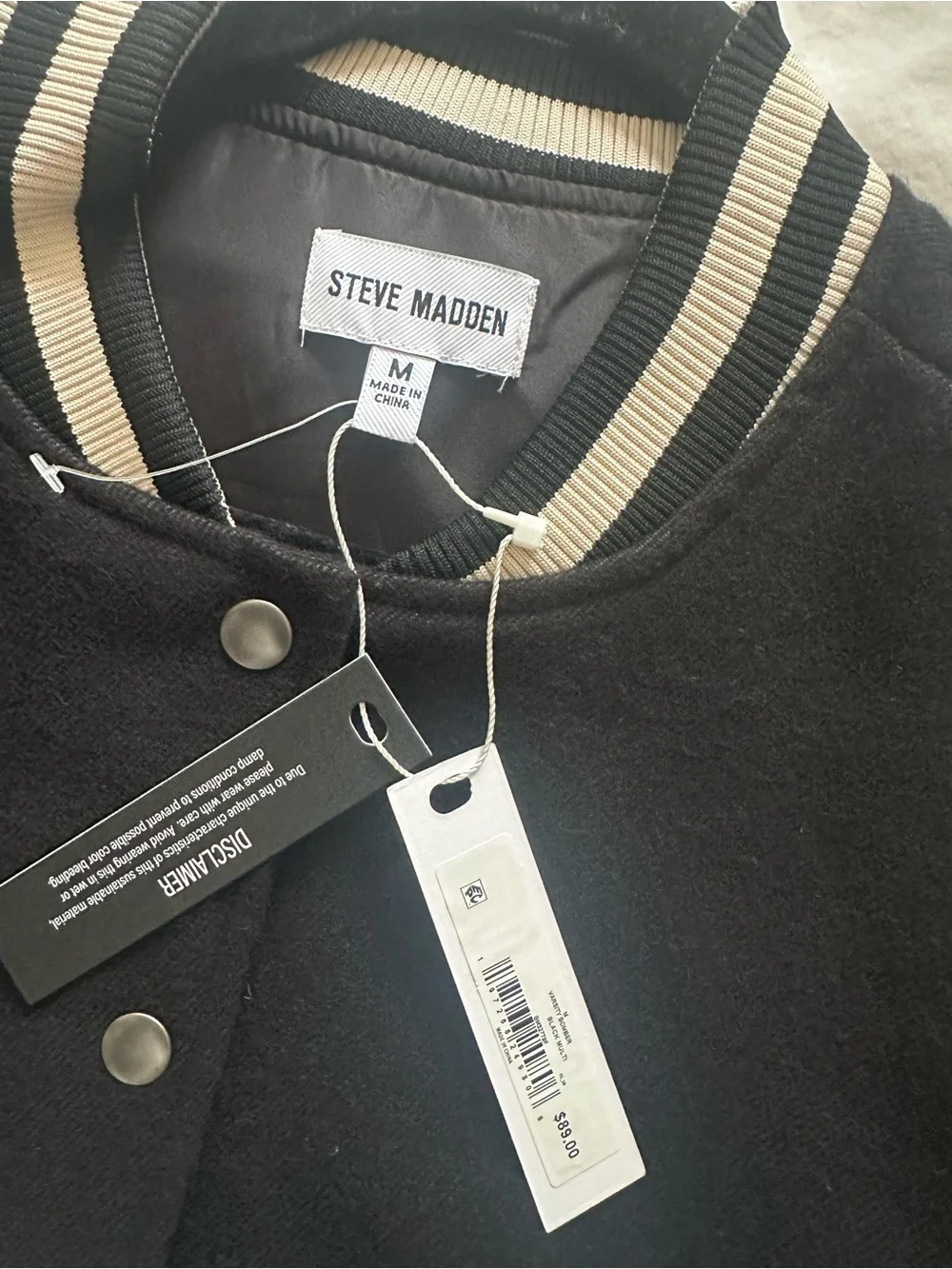 NWT Steve Madden Women's Alexandra Varsity Bomber Jacket Size M